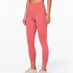 Lululemon Wunder Under High-Rise Tight 25" *Full-On Luxtreme Rustic Coral